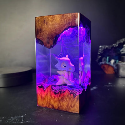 Pokemon Cubone Epoxy Resin Lamp, Night Light