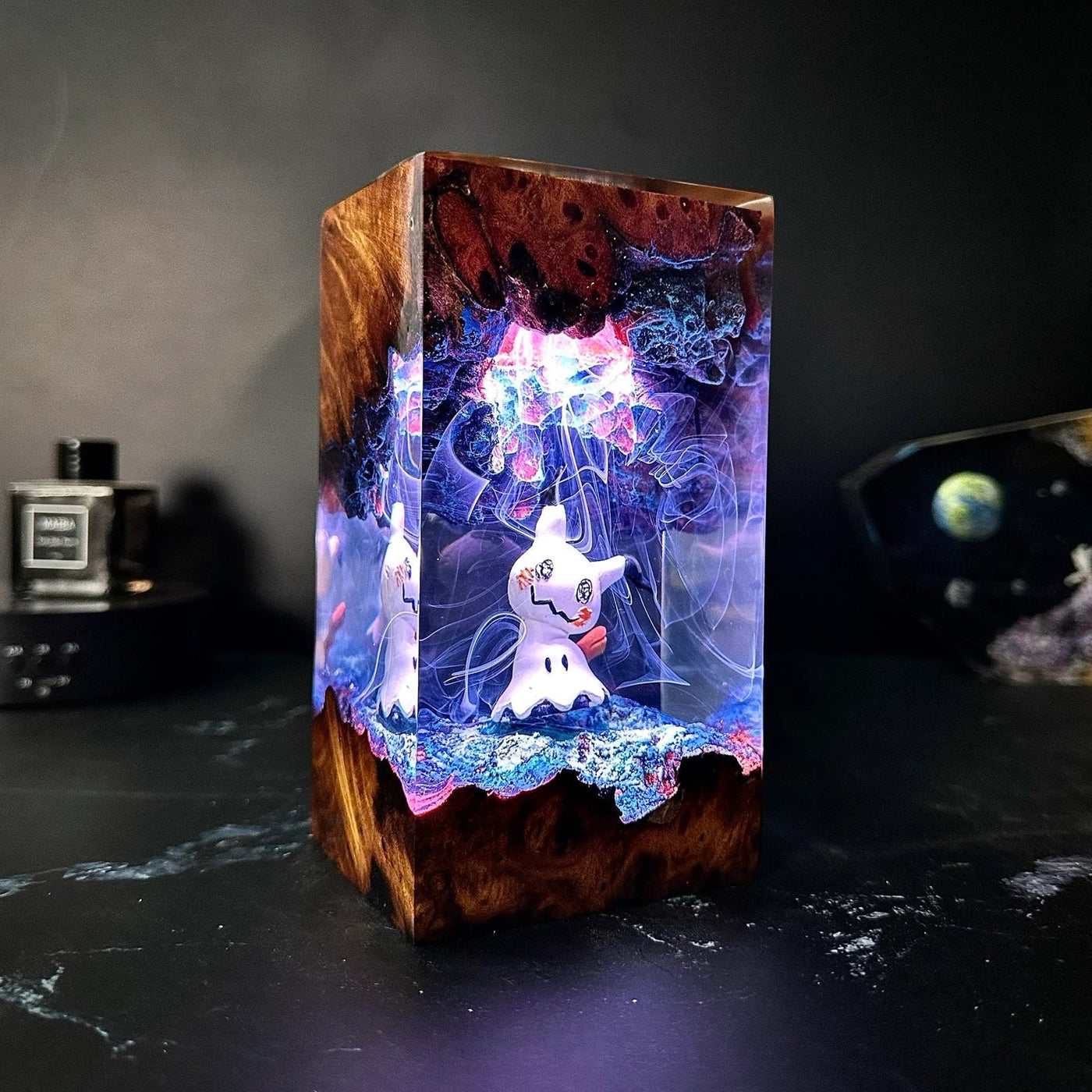 Pokemon Mimikyu Epoxy Resin Lamp, Night Light