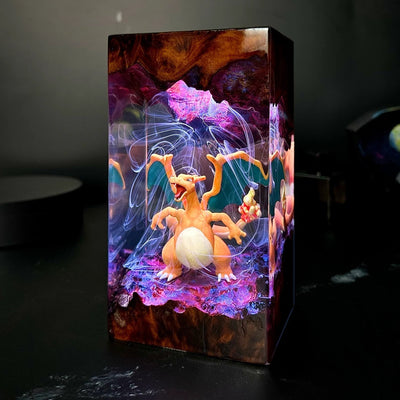 Pokemon Charizard Epoxy Resin Lamp, Night Light