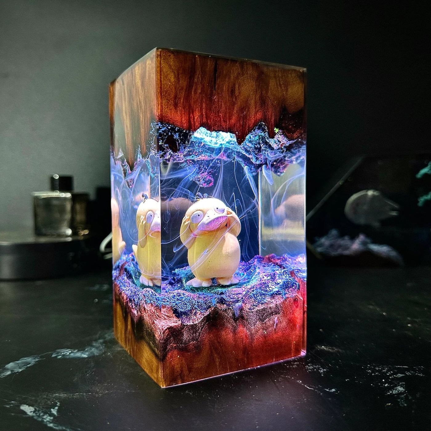 Pokemon Koffing Psyduck Mudkip Epoxy Resin Lamp, Night Light