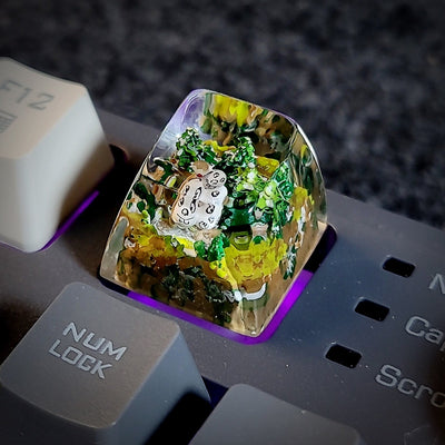 Ice Age Sid Manny Scrat Artisan Keycaps Epoxy Resin