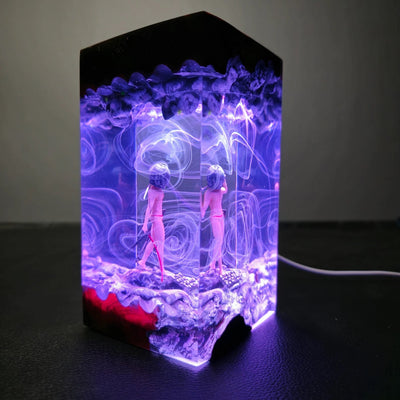 Let Me Solo Her Dark Souls Epoxy Resin Lamp, Night Light