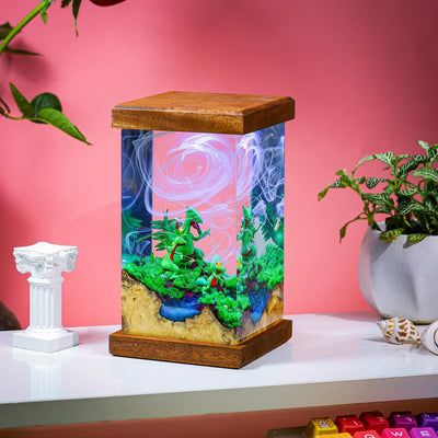 Pokemon Treecko Evolutions Epoxy Resin Lamp, Night Light