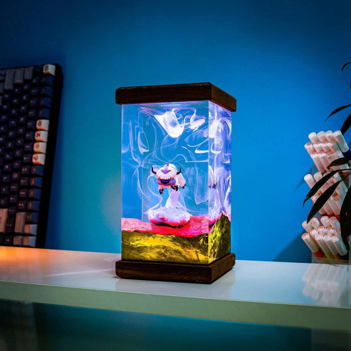 Avatar Airbender Appa Epoxy Resin Lamp, Night Light