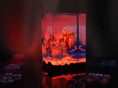 Star Wars Luke Skywalker Riding Tauntaun Epoxy Resin Lamp, Night Light