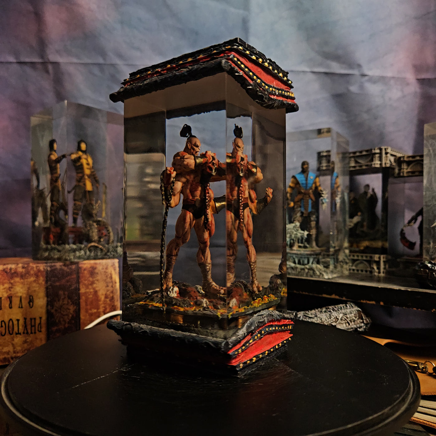 Mortal Kombat Goro Epoxy Resin Lamp, Night Light, Wireless Lights