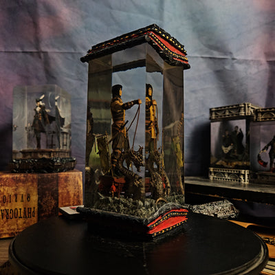 Mortal Kombat Scorpion Epoxy Resin Lamp, Night Light, Wireless Lights